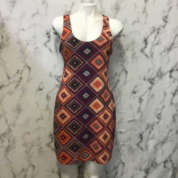 TIGERLILY Zehra Rainbow Bodycon Racerback Tank Mini Dress - Picture 8 of 10